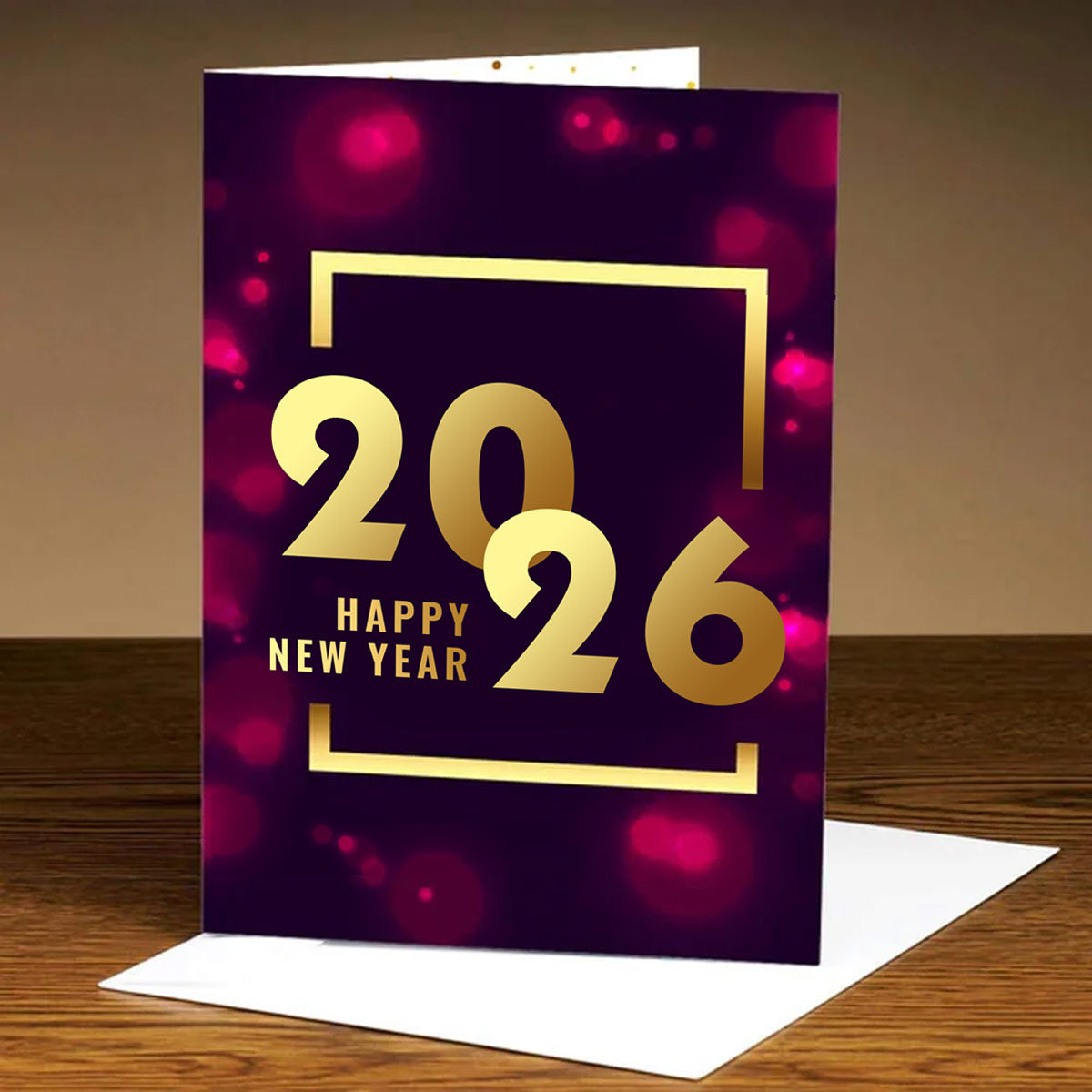 Happy New Year 2025 Greeting Card