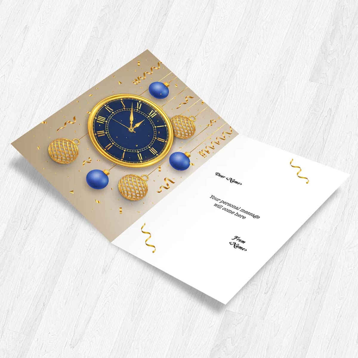 New Year Greeting Card for 2025