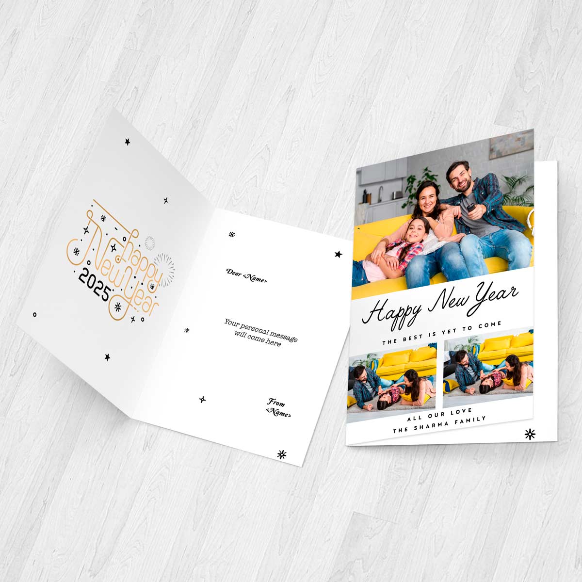 The Best is Yet to Come New Year Greeting Card