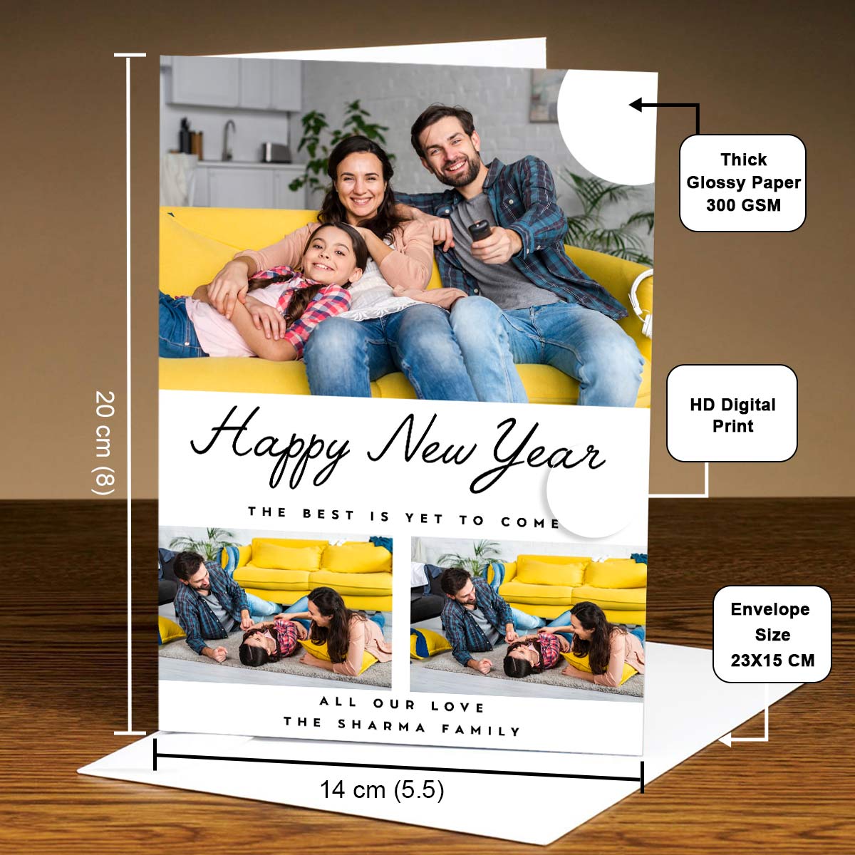 The Best is Yet to Come New Year Greeting Card-5