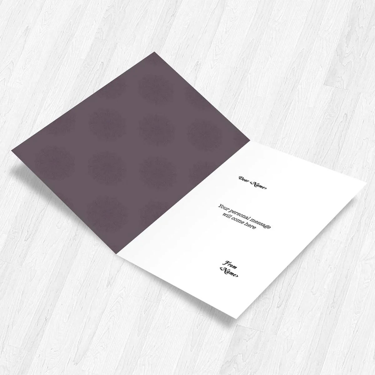 Personalised New Year Greeting Card