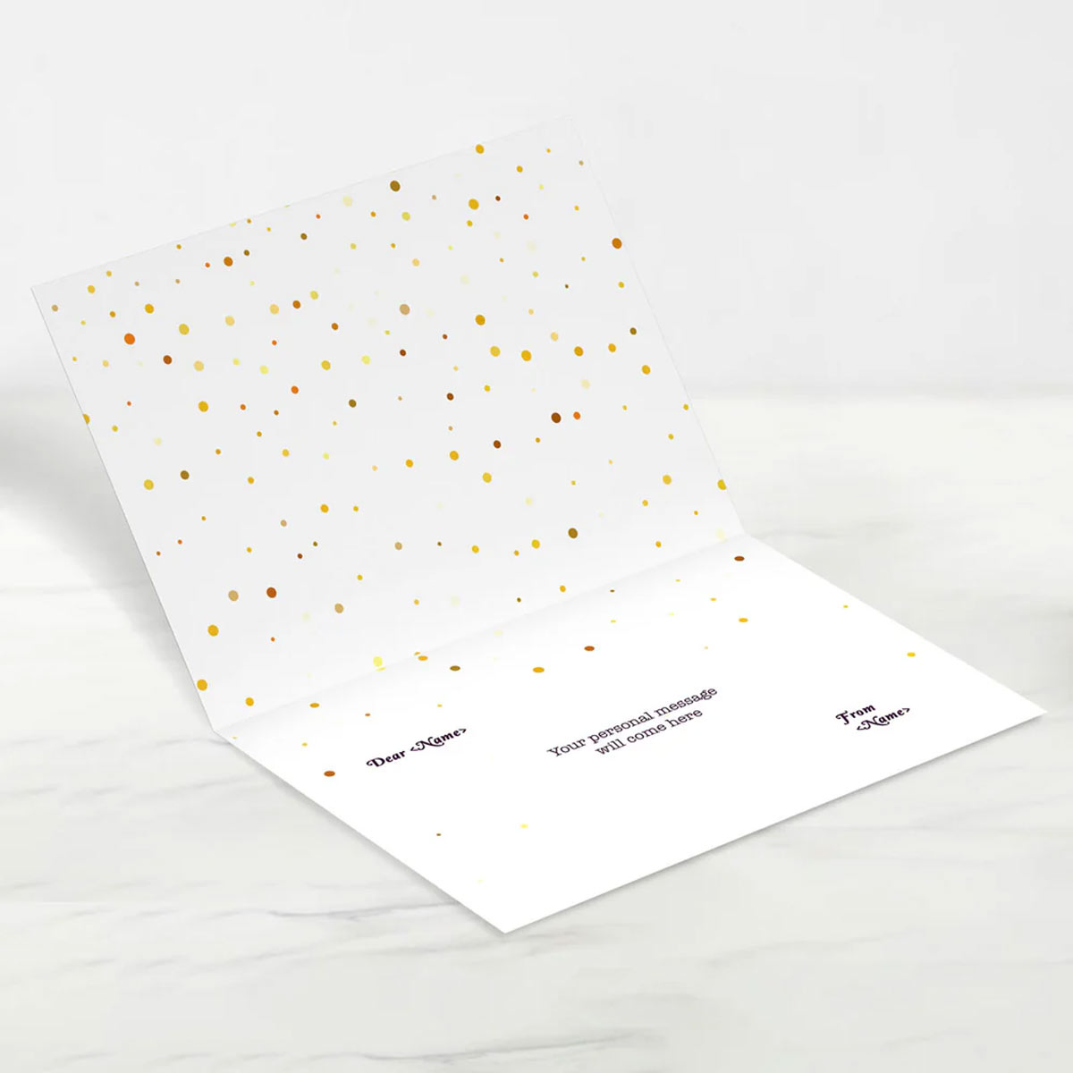 Personalised Hello 2025 New Year Greeting Card