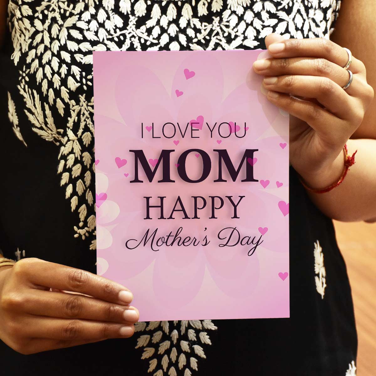 Personalized Love You Mom Mother's Day Greeting Card For Mom