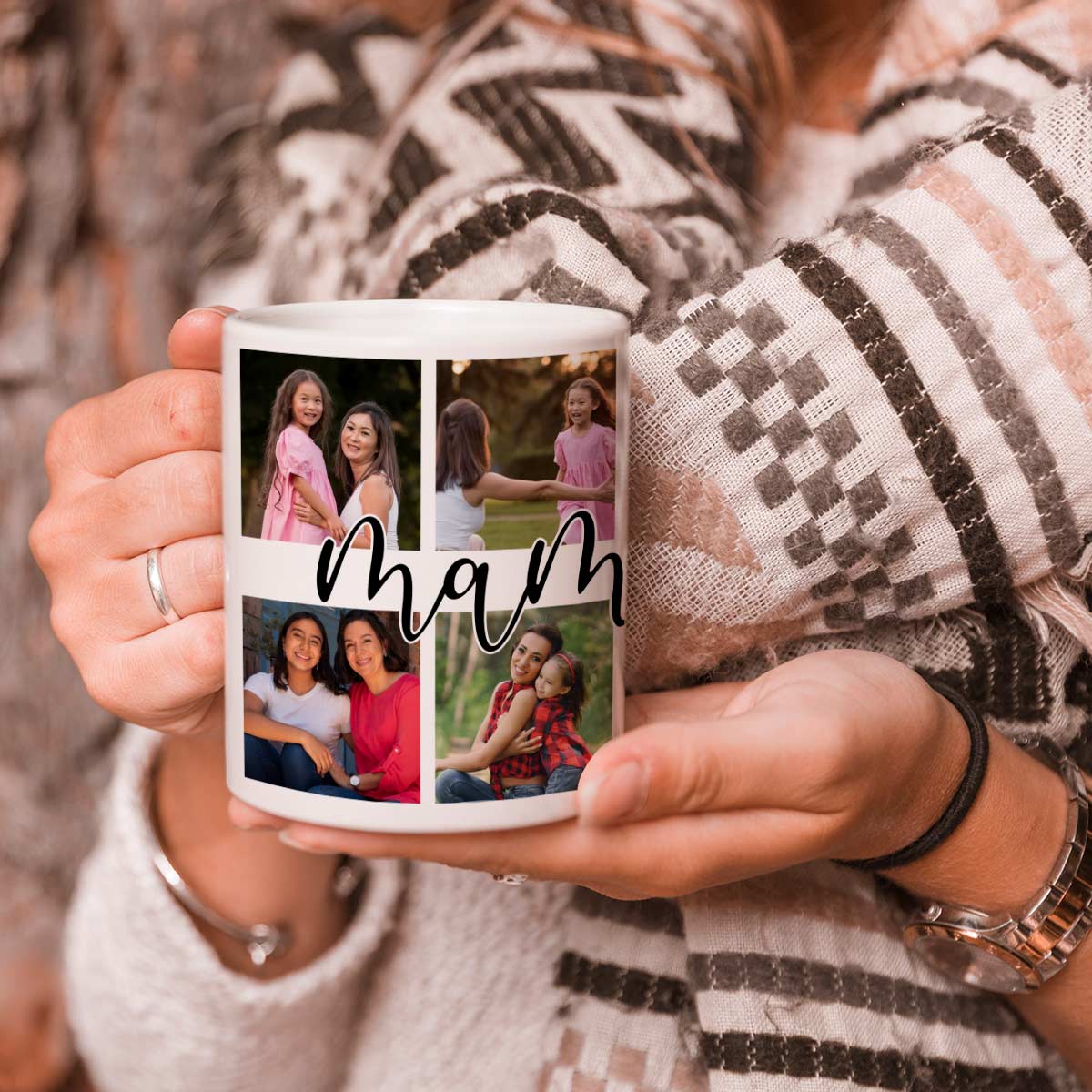 Personalized Photo With Name Coffee Mug Gift For Mother's Day-1