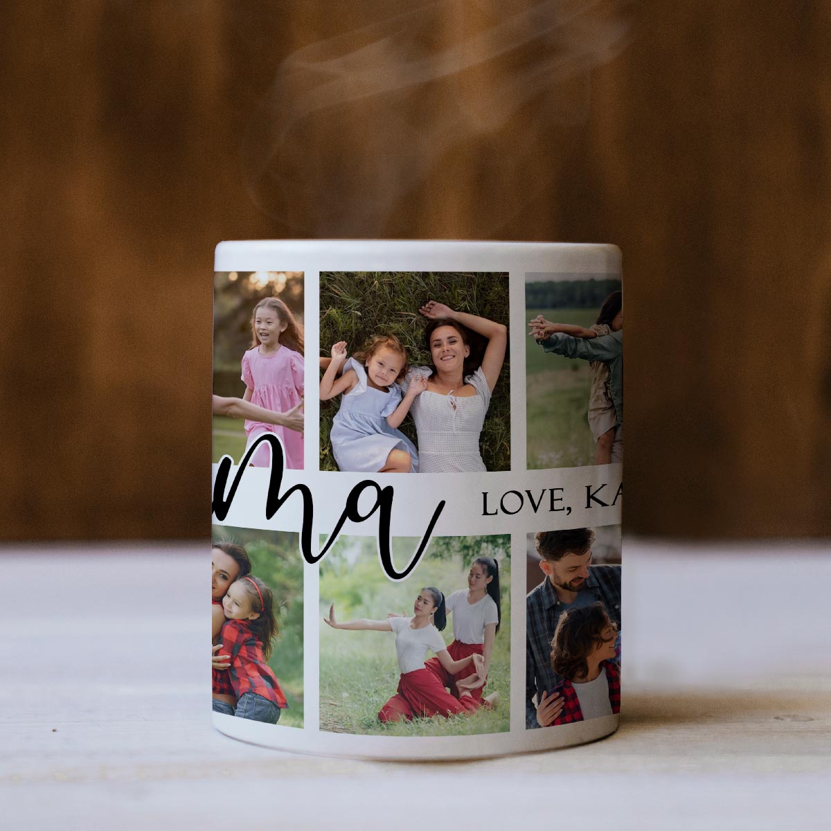 Personalized Photo With Name Coffee Mug For Mom-3