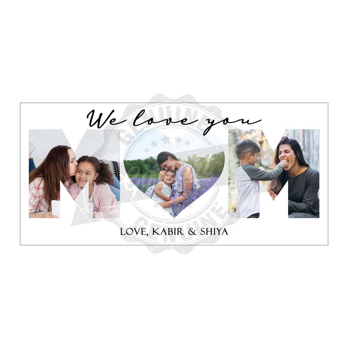 Personalized We Love You Family Photo Coffee Mug Gift For Mom-6