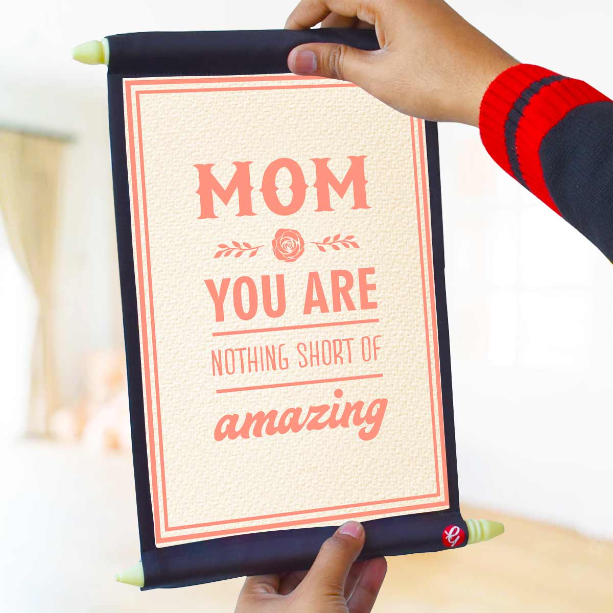 Mom You Are Amazing Scroll Gift For Mother's Day-2