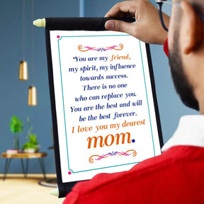 I Love you my Dearest Mom Scroll-3