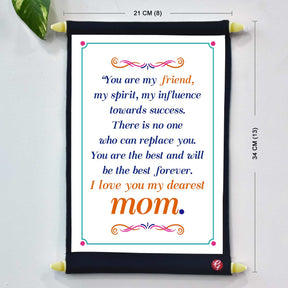 I Love you my Dearest Mom Scroll-5