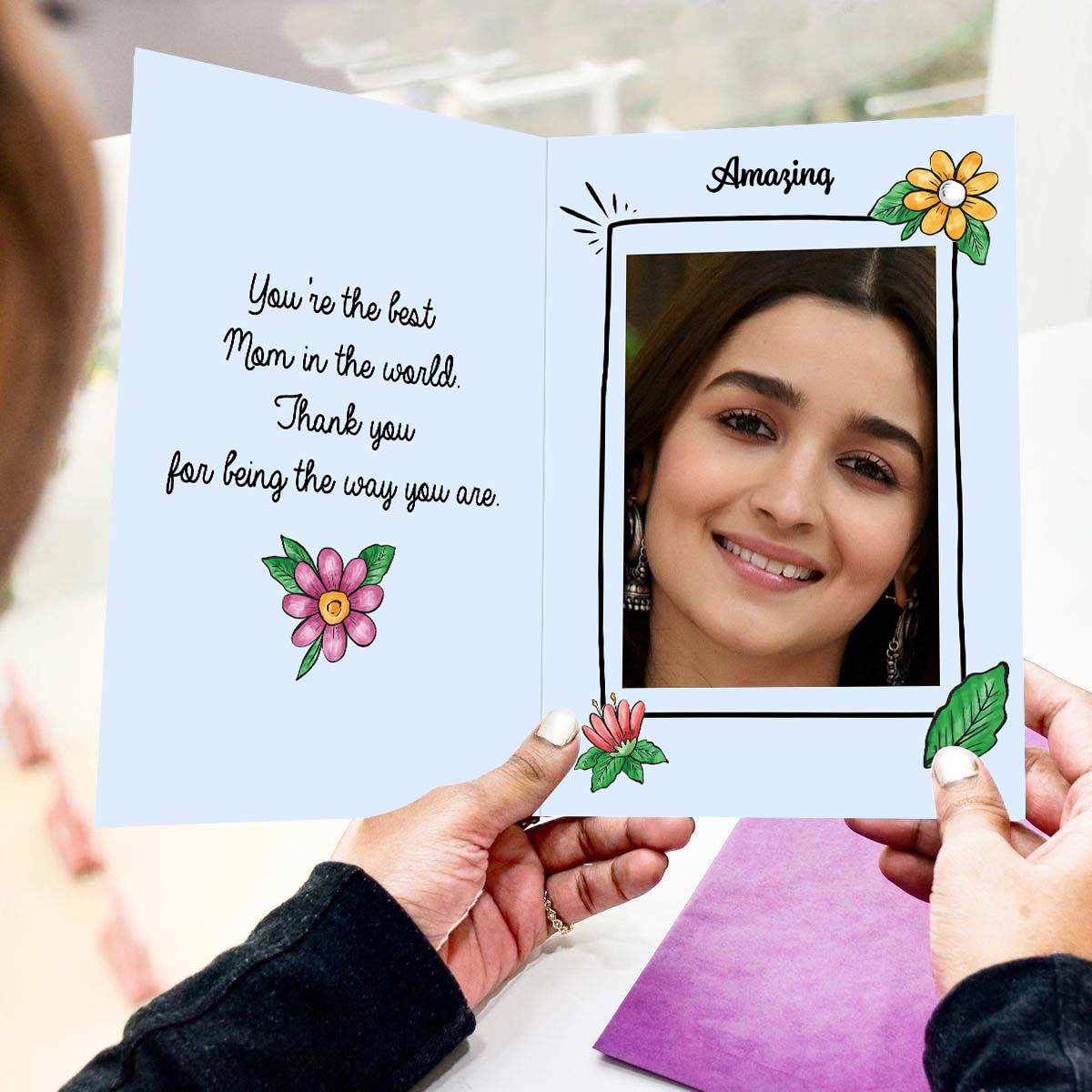 Personalised Only one word for you, Maa Mirror Card-1