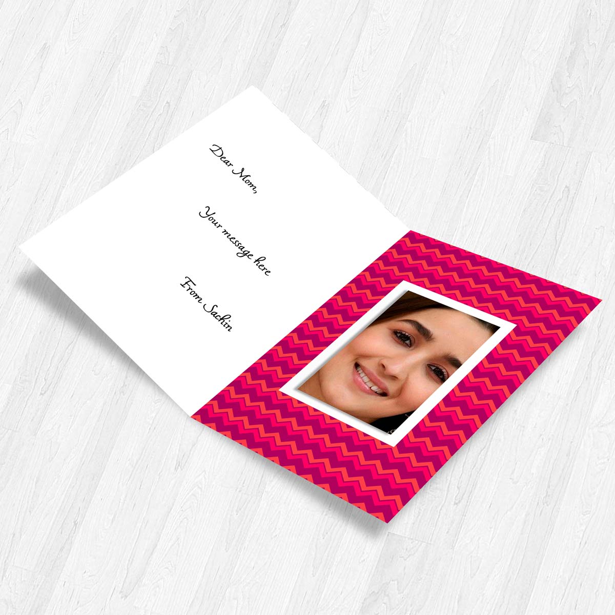 Customized Who's The Best Mom Mirror Greeting Card For Mother's Day 3