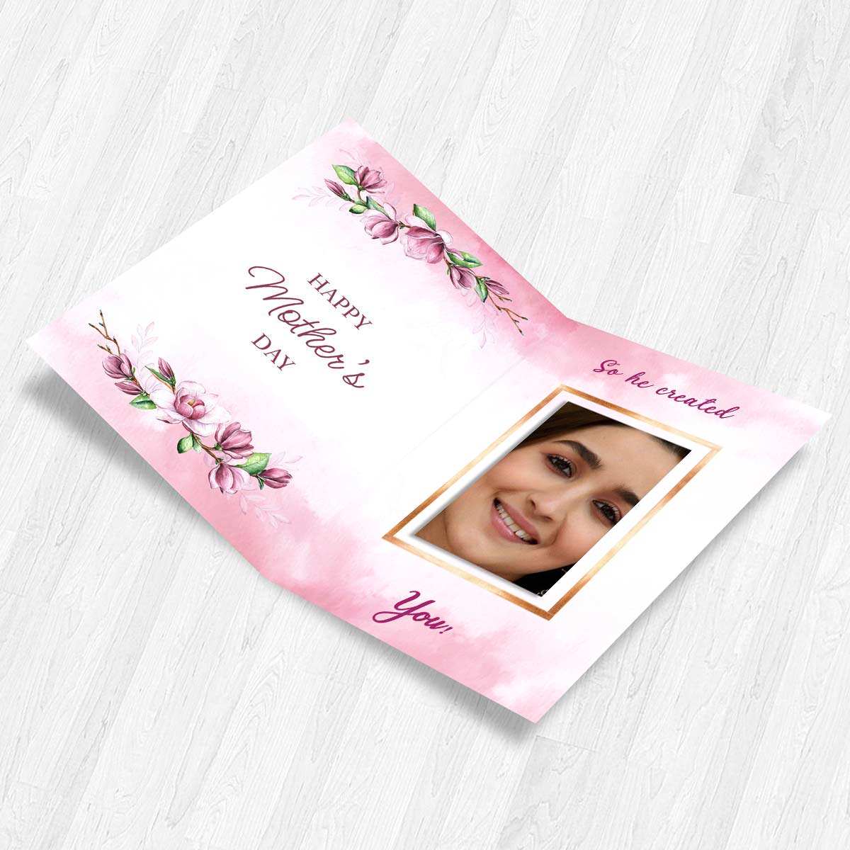 Personalised God Couldn't Be Everywhere Mirror Greeting Card For Mom 3