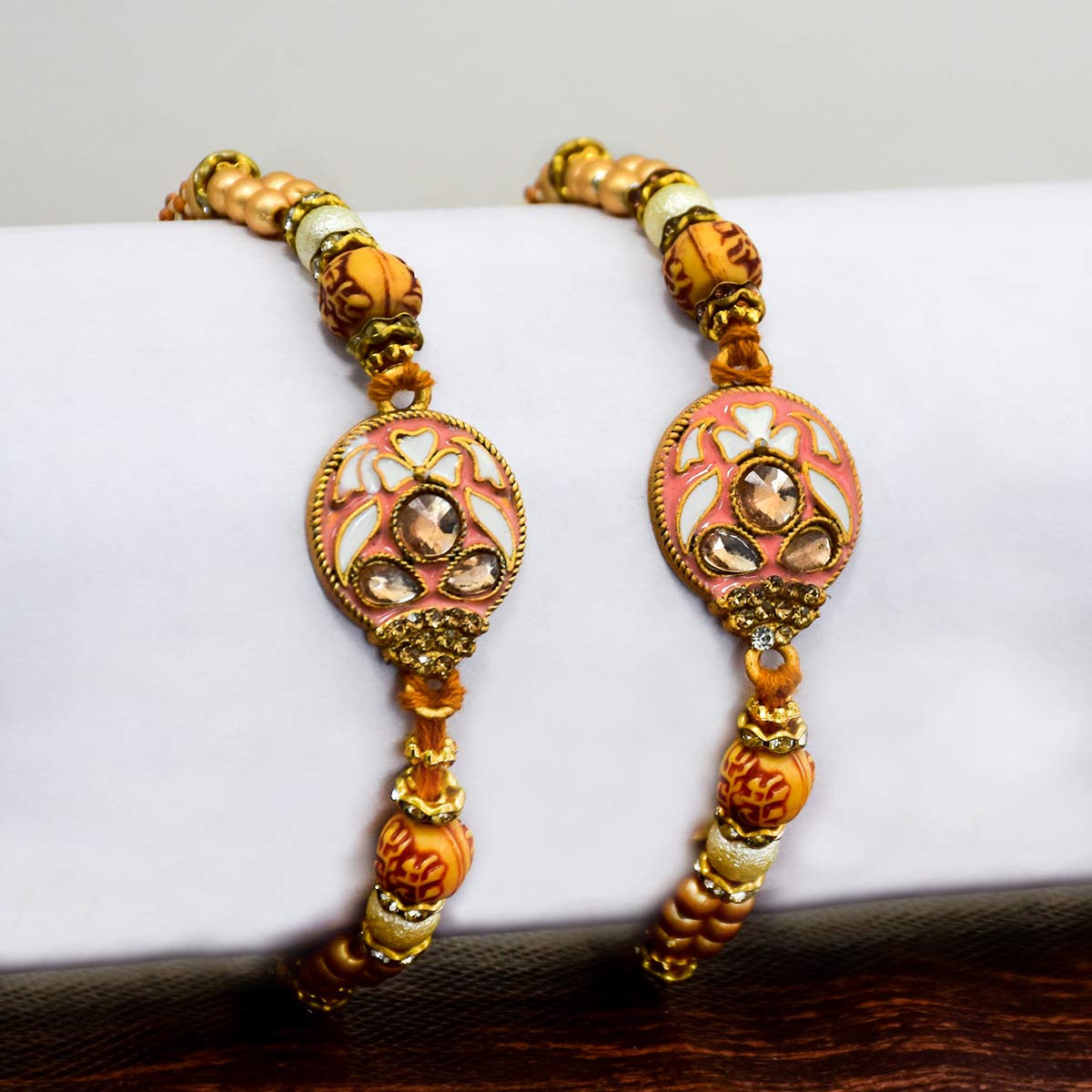 Ethnic Rakhi Set: Traditional Design with a Modern Twist-2