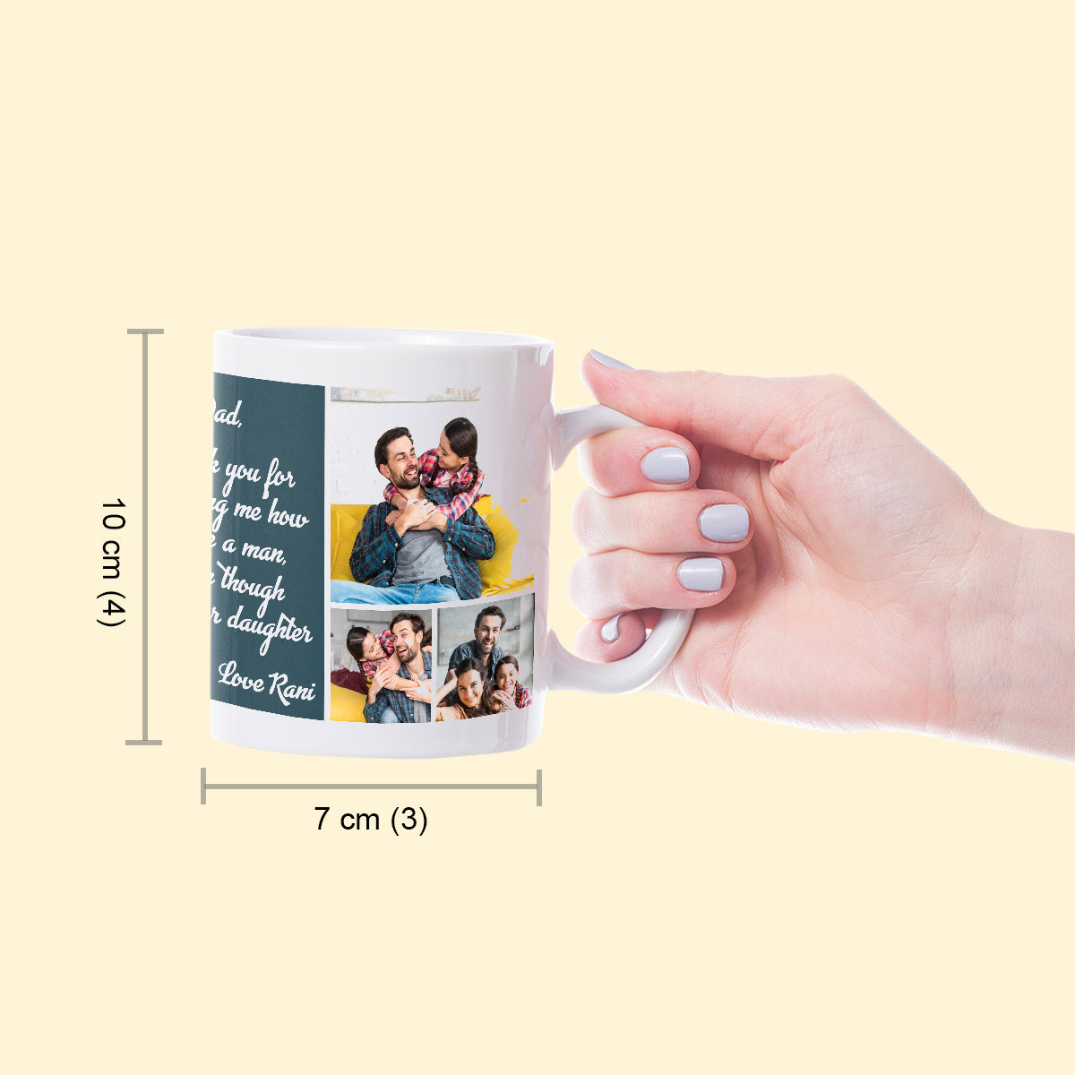 Customized #1 Daddy Coffee Mug Gift For Father's Day