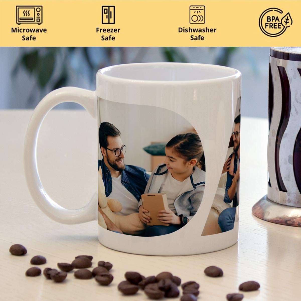 Personalized Dad Coffee Mug Gift For Father's Day 2
