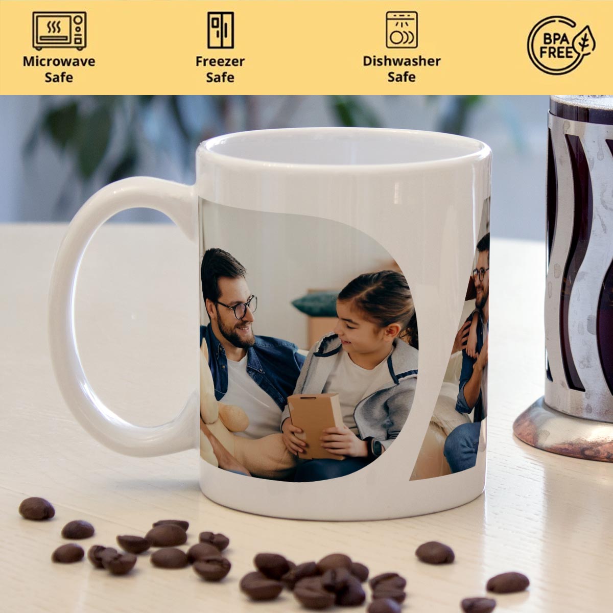 Personalised Dad Coffee Mug