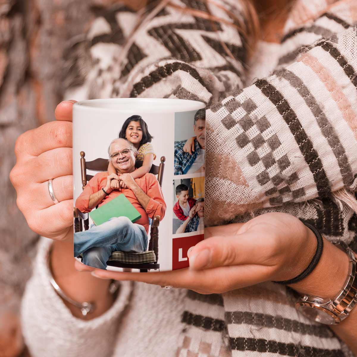 Personalised No.1 Grandpa Coffee Mug