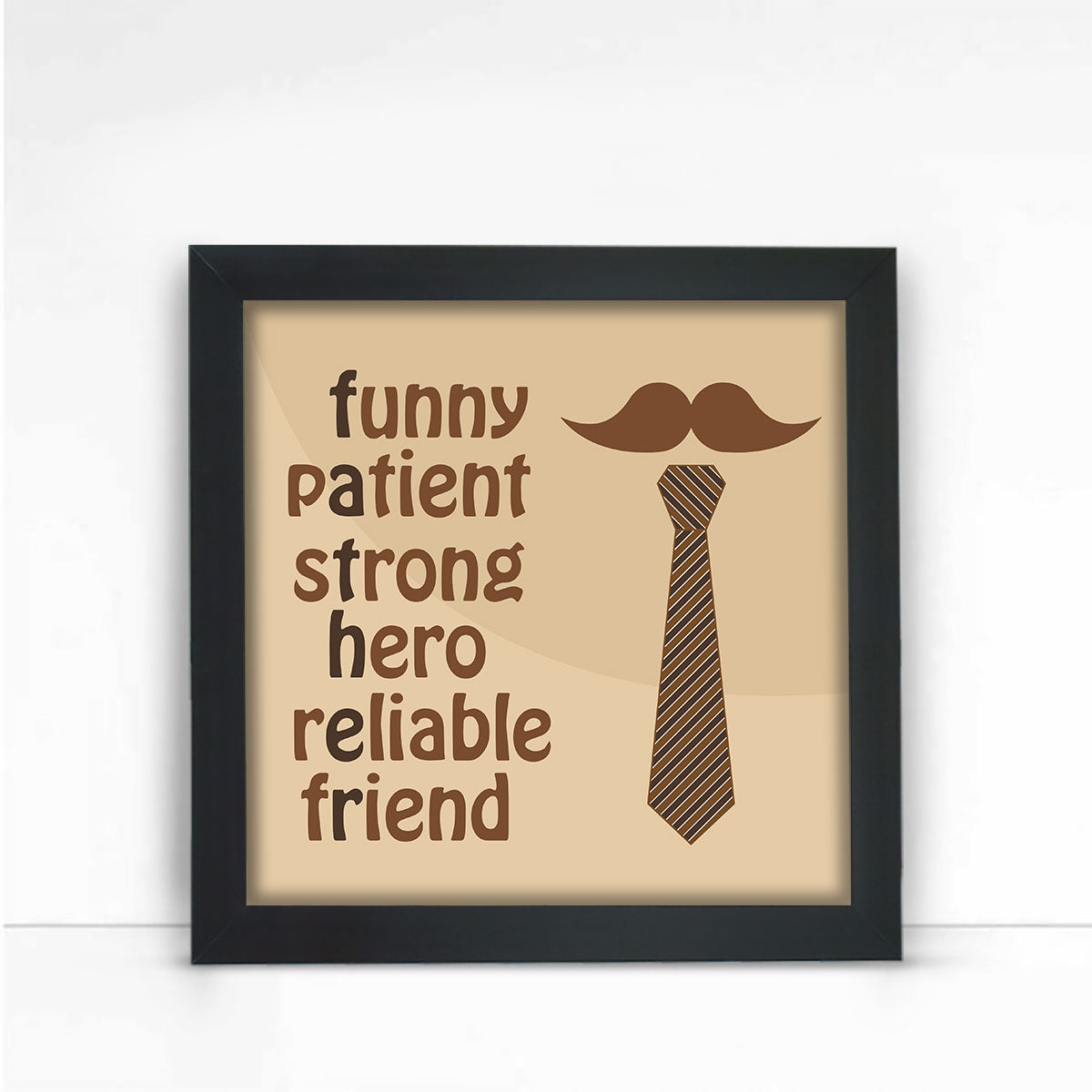 Strong Father Poster Frame Gift For Dad 1