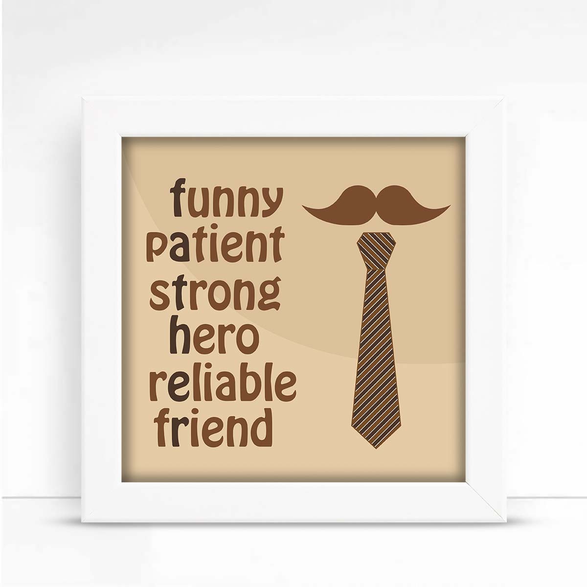 Strong Father Poster Frame Gift For Dad 5