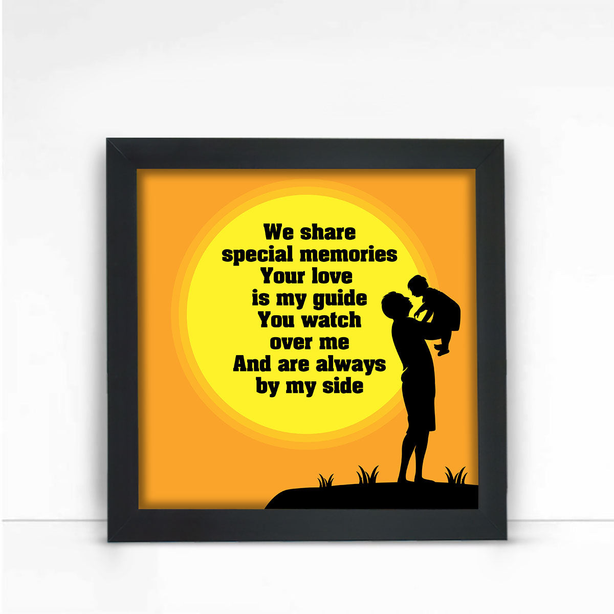 Dad Always By My Side Poster Frame Gift For Father's Day 1