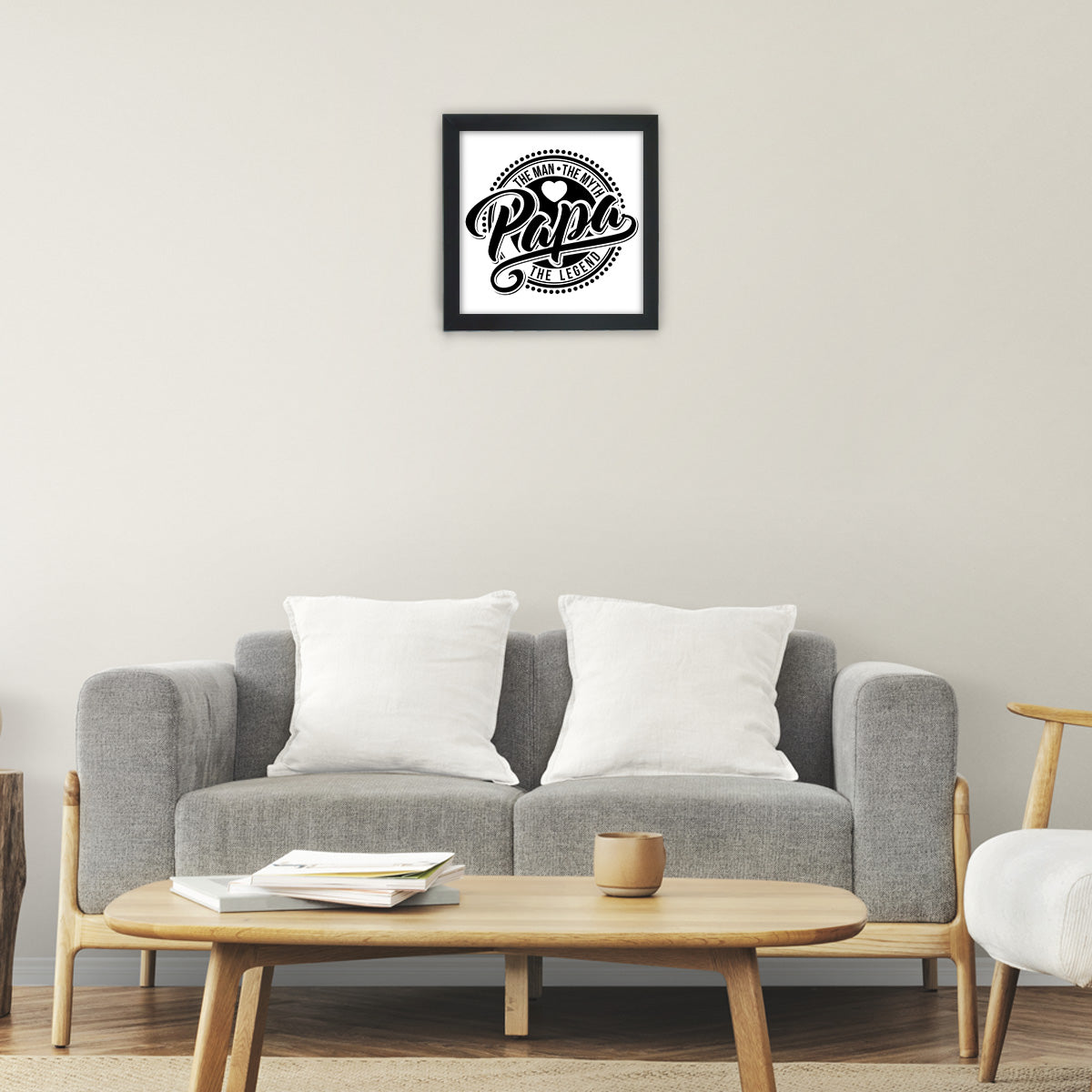 Legend Papa Poster Frame Gift For Father's Day 2