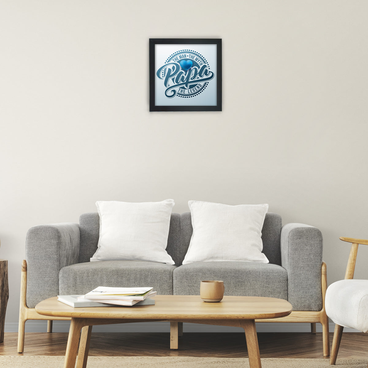 The Man Legend - Papa Poster Frame Gift For Father's Day 2