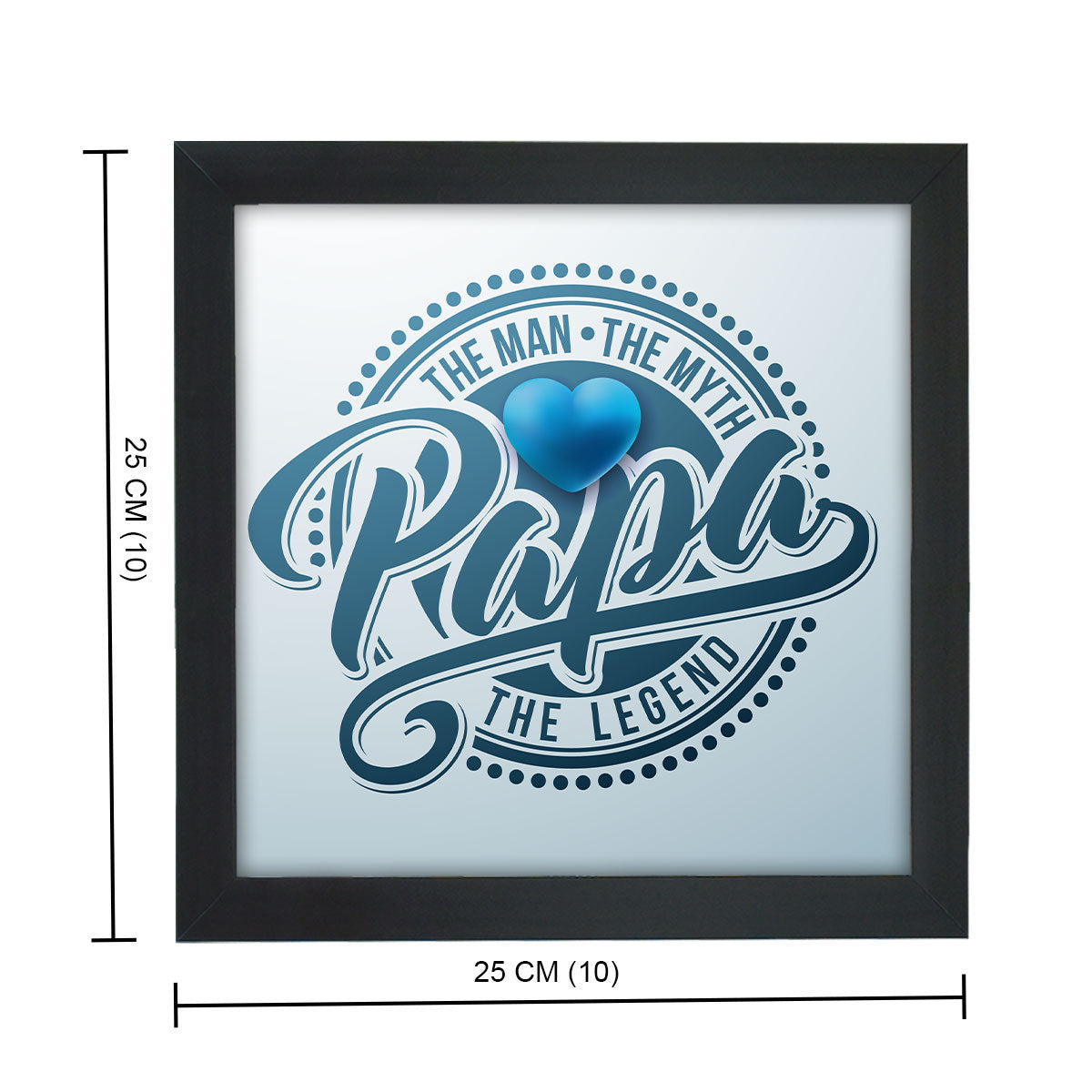 The Man Legend - Papa Poster Frame Gift For Father's Day 4