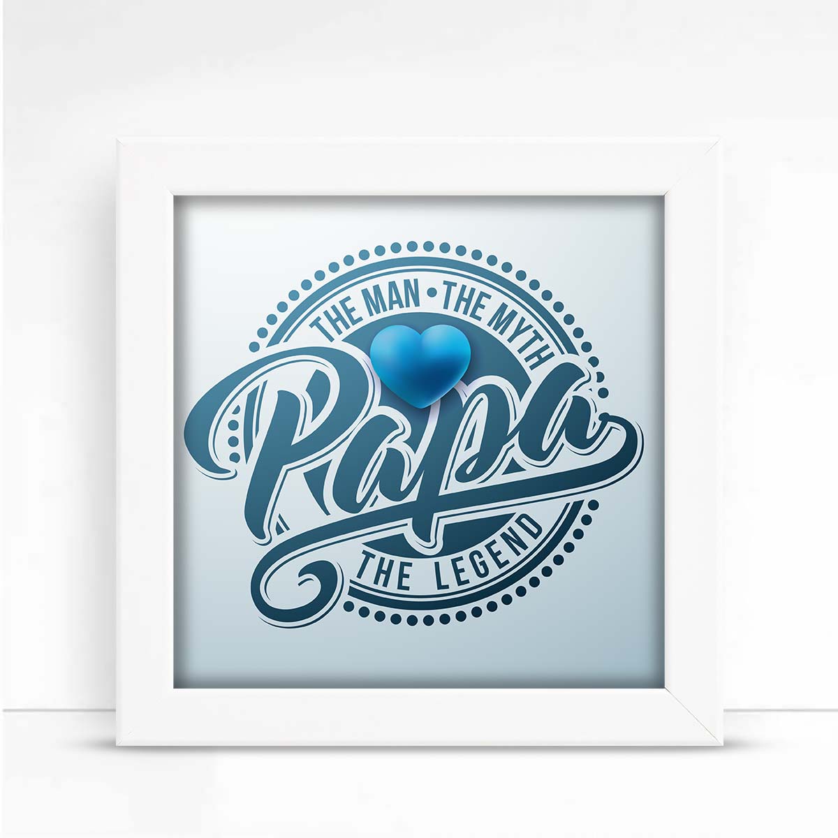 The Man Legend - Papa Poster Frame Gift For Father's Day 5
