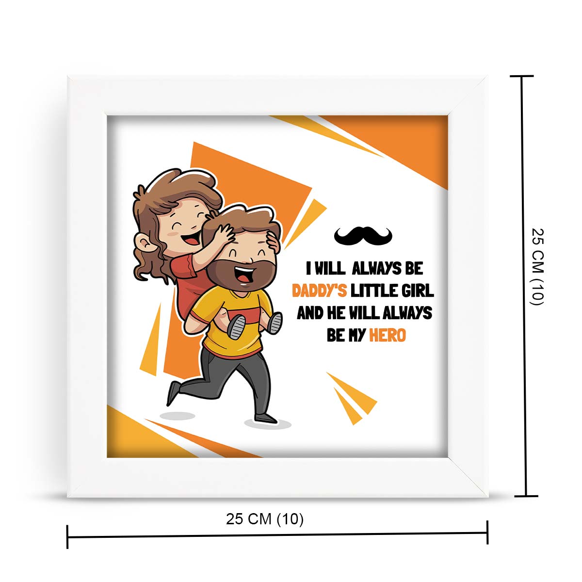 Daddy's Little Girl Wall Poster Frame Gift For Father's Day 8