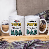 Best Dad & Best Mom Coffee Mug Gift For Mom & Dad 1