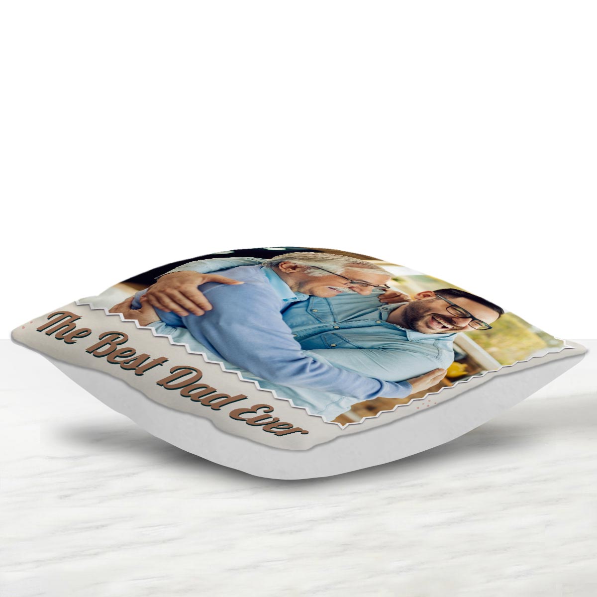 Customized Best Dad Ever Cushion Gift For Father's Day 2