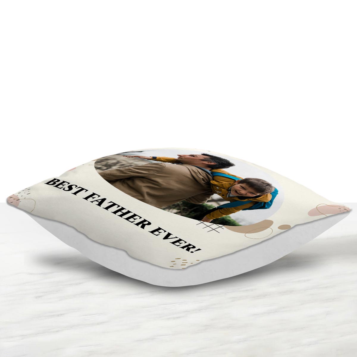 Customized Best Father Ever Cushion Gift For Father's Day 2