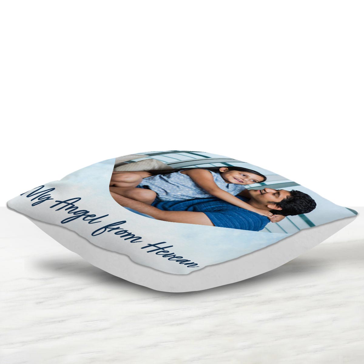 Customized My Angel From Heaven Cushion Gift For Dad 2