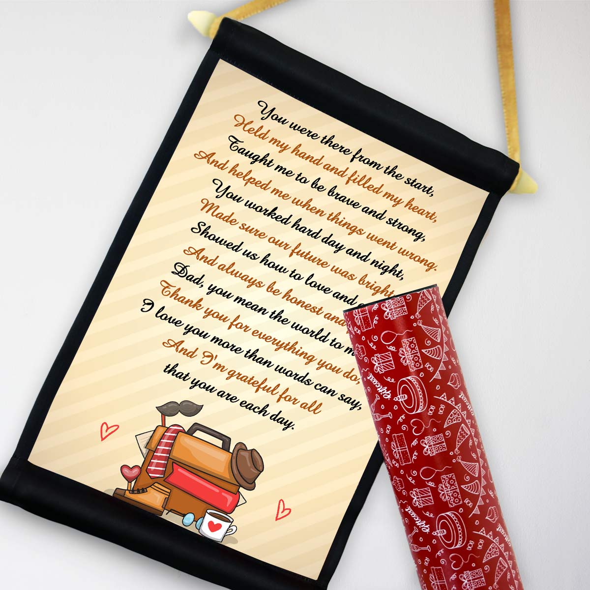 Grateful To You Dad Scroll Gift For Father's Day 4