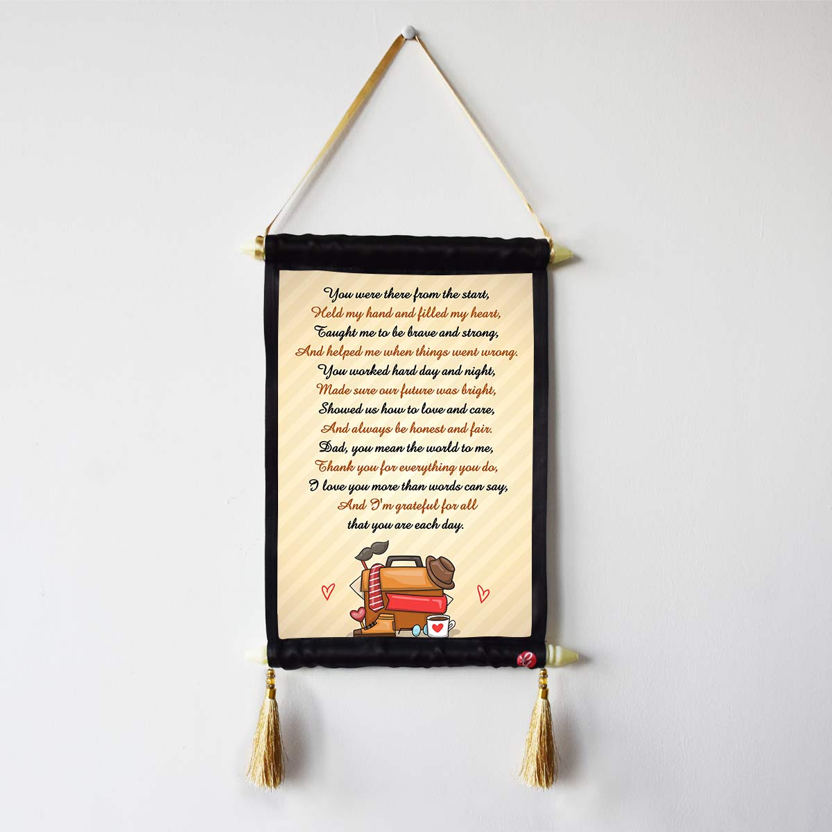 Grateful To You Dad Scroll Gift For Father's Day 5