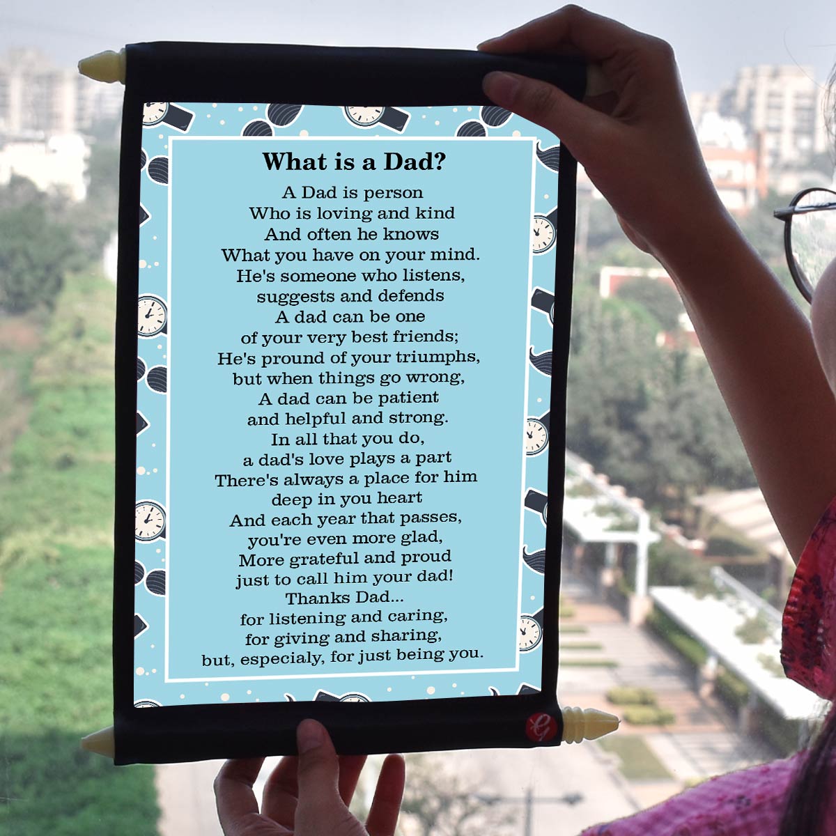 What Is A Dad? Scroll Gift For Father's Day-1