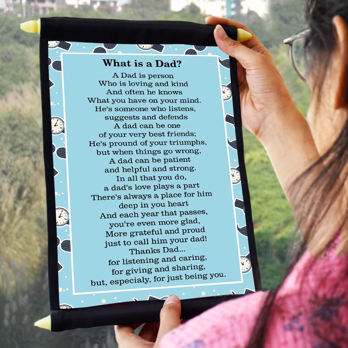 What Is A Dad? Scroll Gift For Father's Day 3