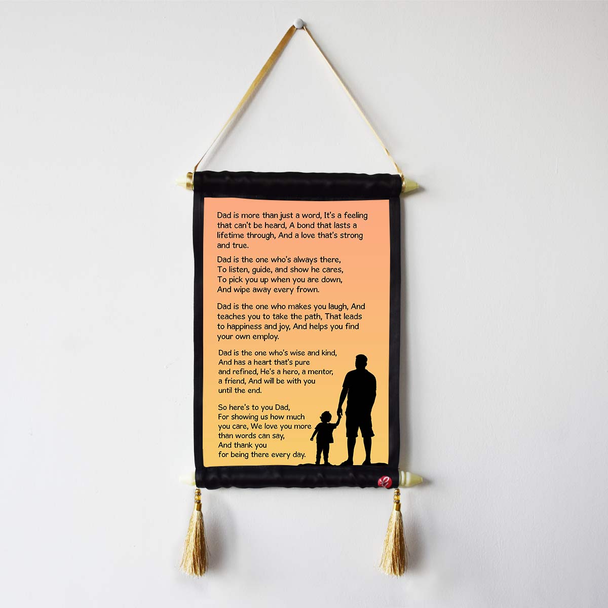Message For Dad Scroll Gift For Father's Day 5