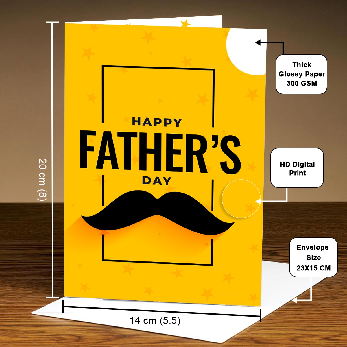 Personalized Happy Father's Day Greeting Card Gift For Dad 4