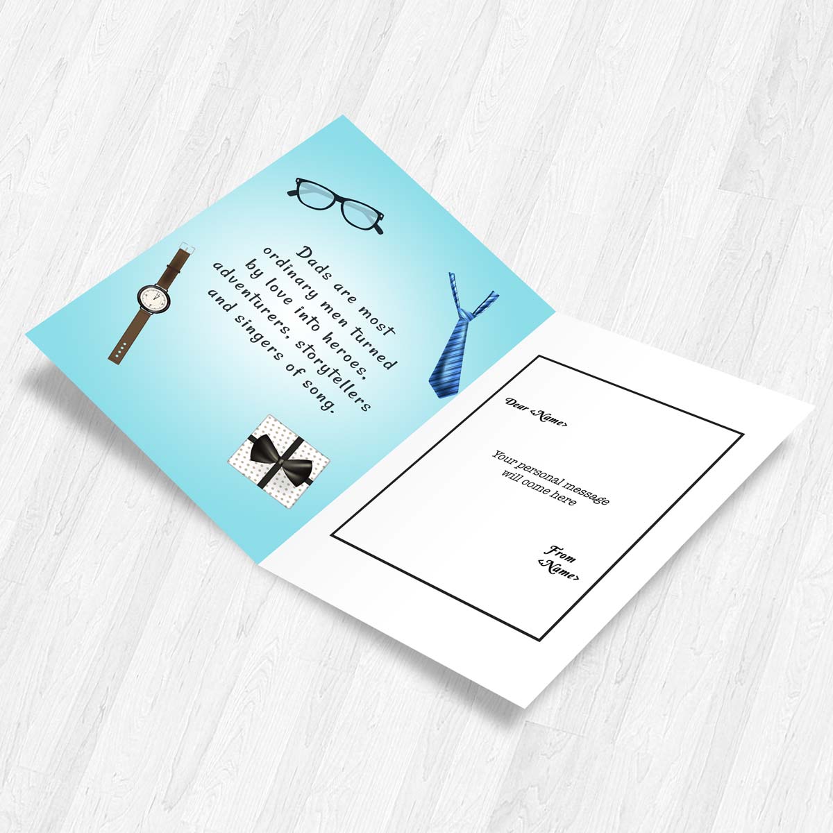 Customized Dad You Are The Best Greeting Card Gift For Father's Day 3