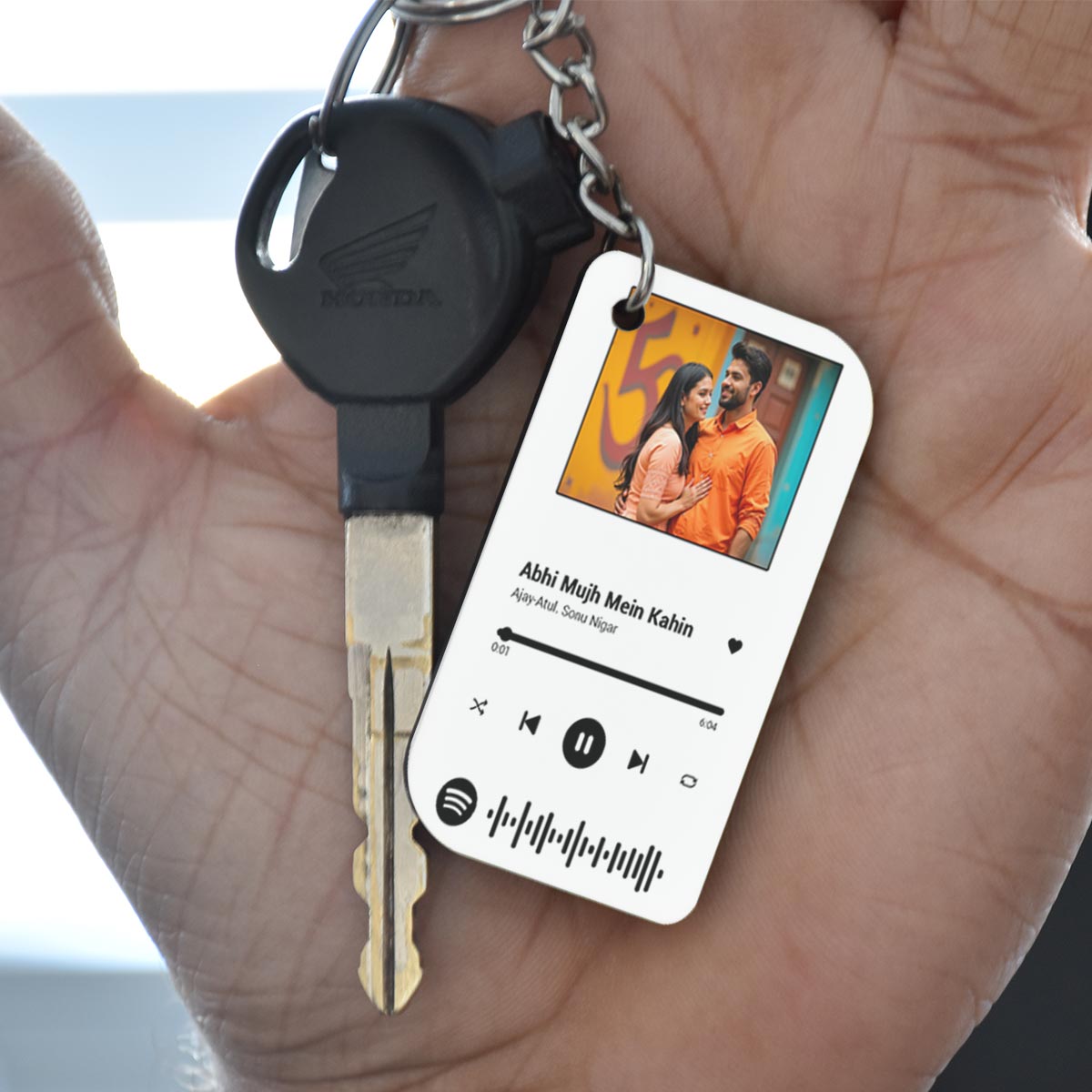 Personalised Spotify Keychain