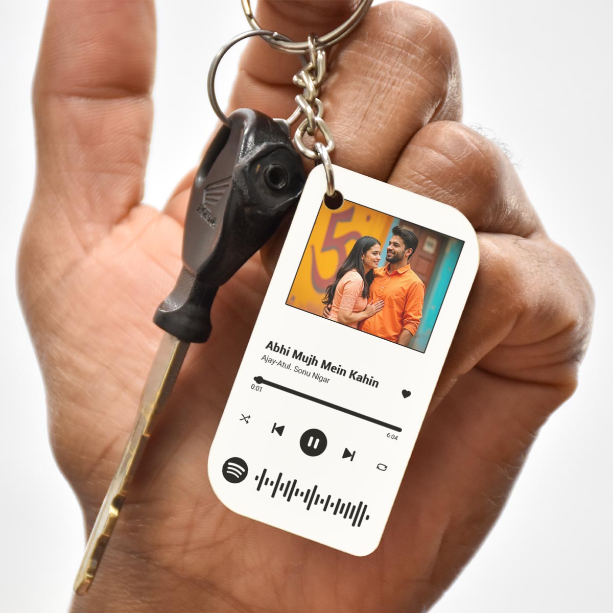 Personalised Spotify Keychain