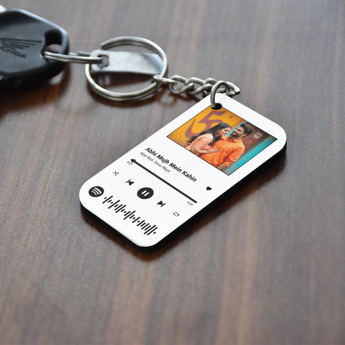 Personalised Spotify Keychain