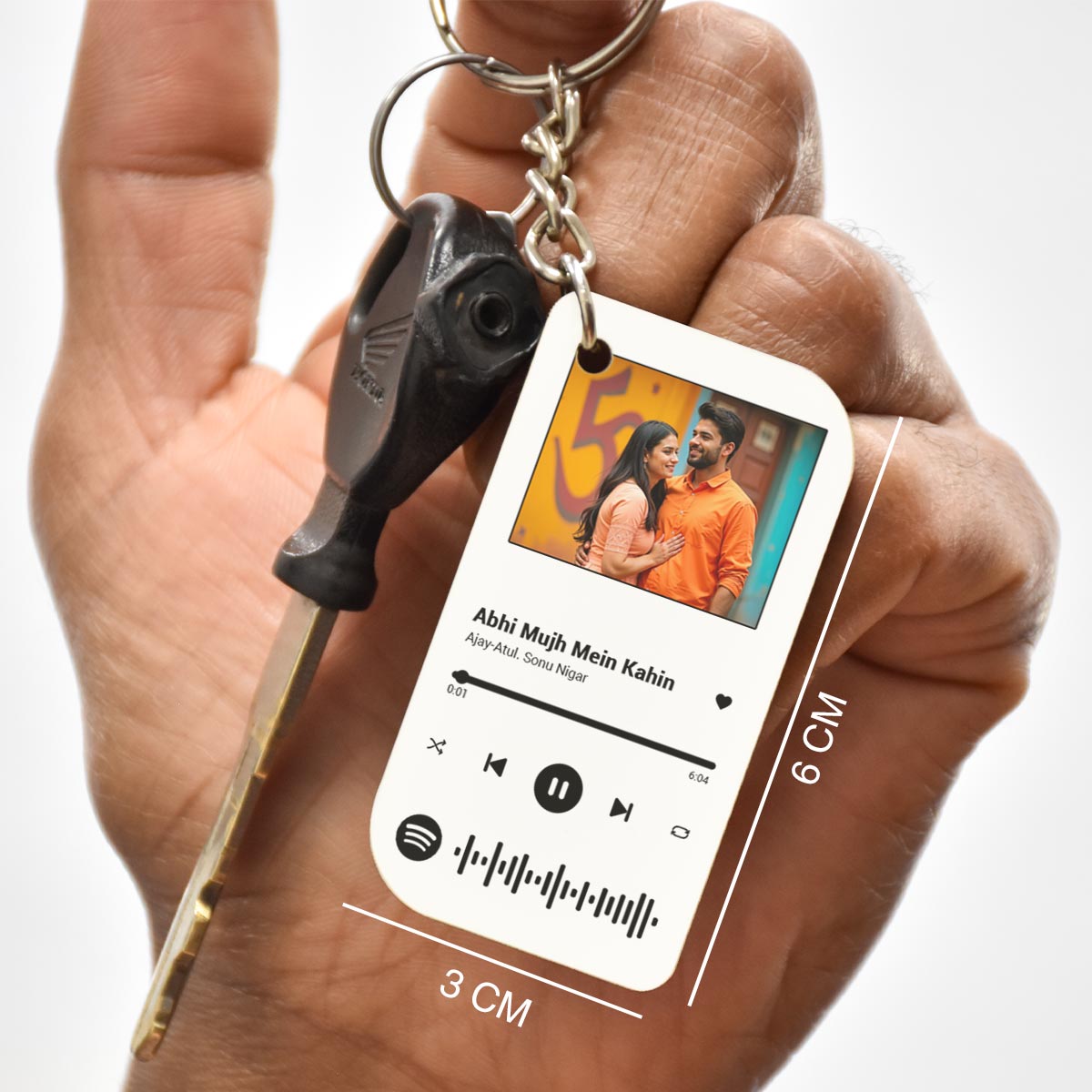 Personalised Spotify Keychain