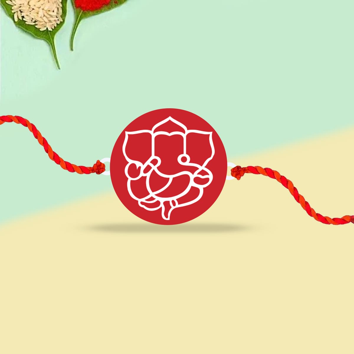 Shree Ganesha Acrylic Rakhi-1