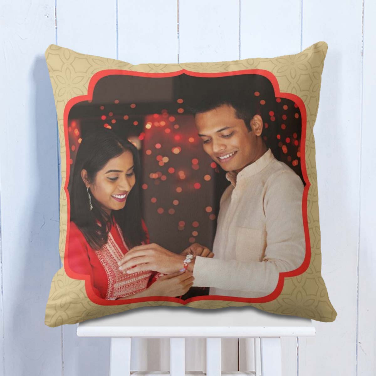 Personalised Rakhi Cushion