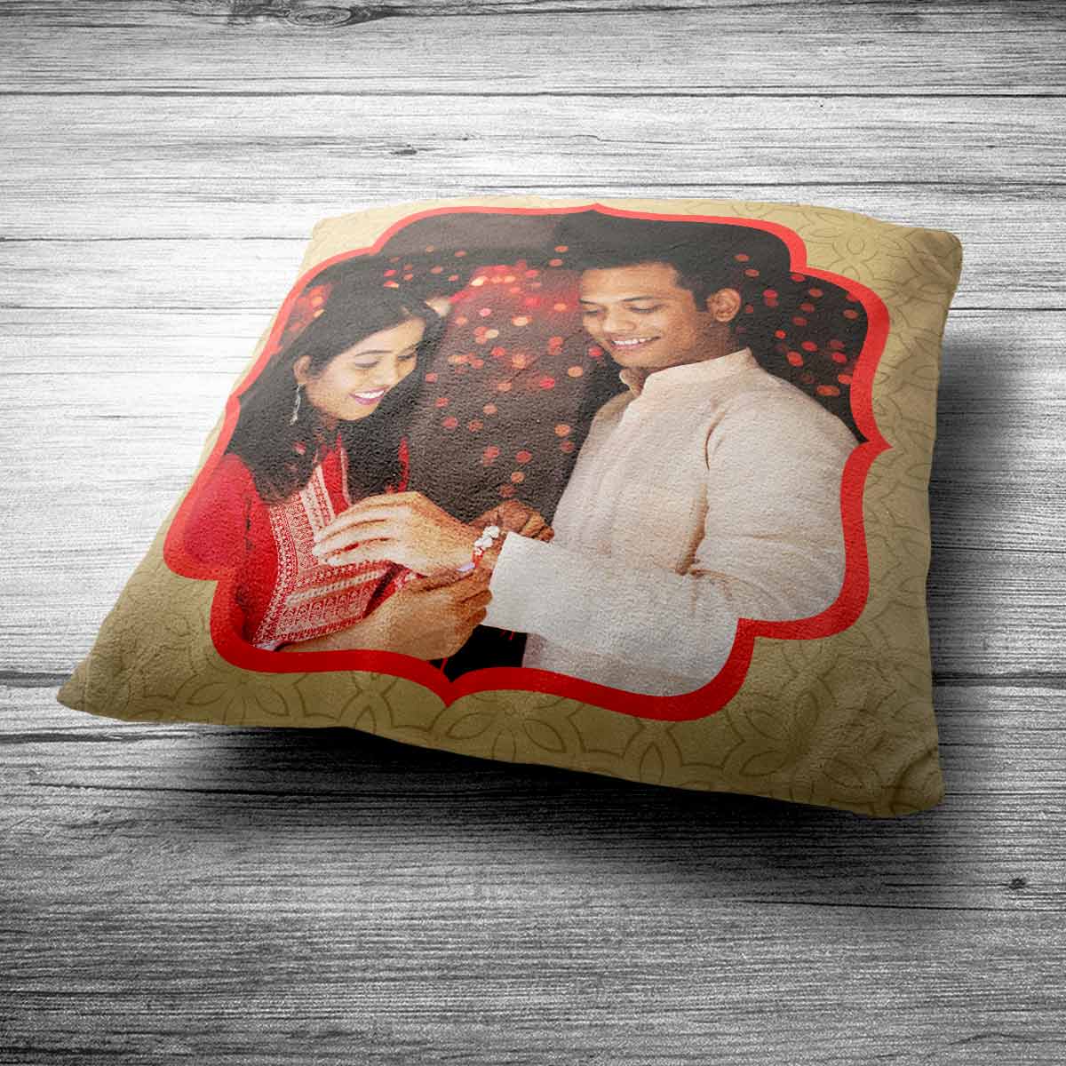 Personalised Rakhi Cushion