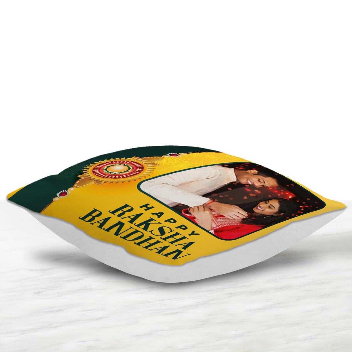 Customized Happy Rakshabandhan Cushion