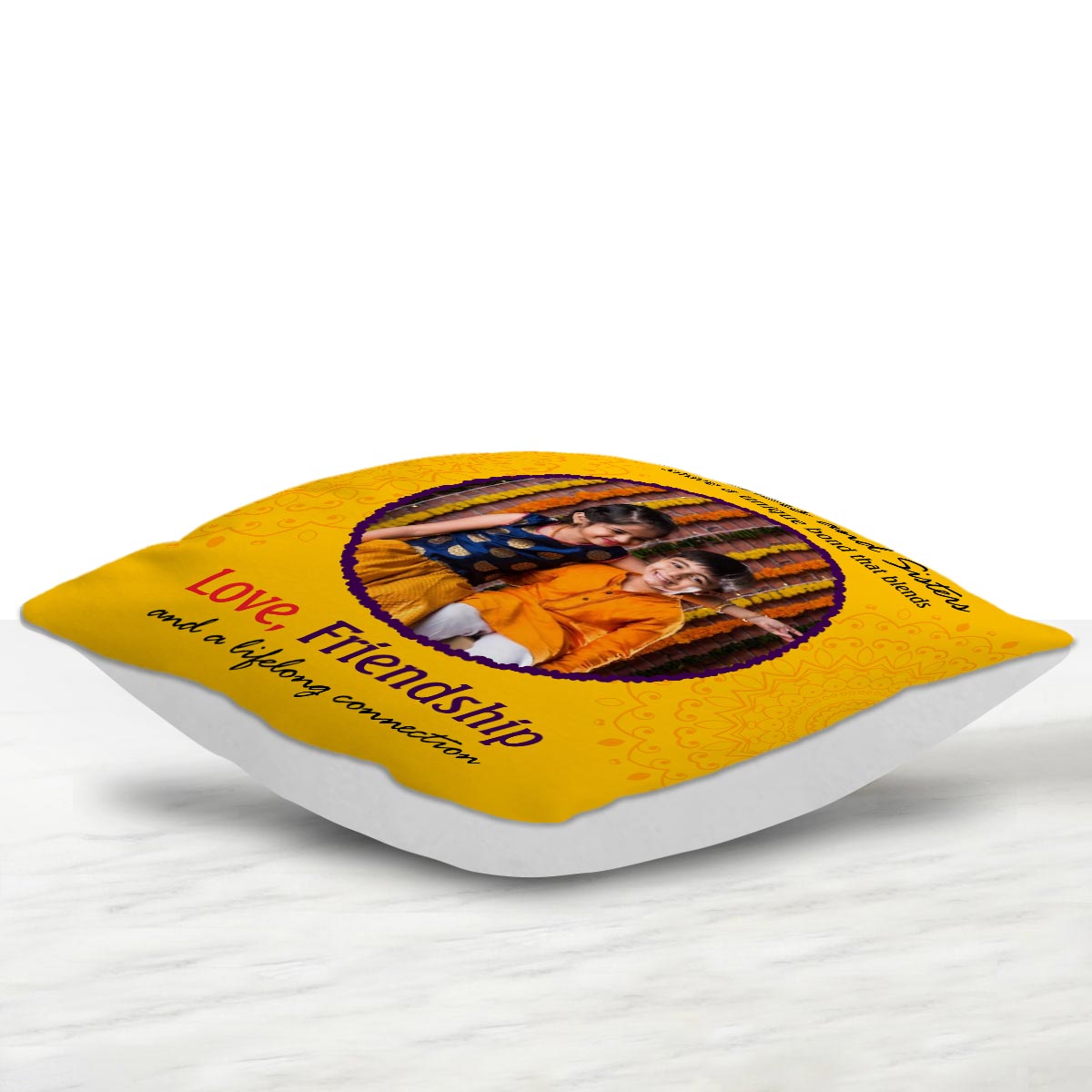 Customized Brother & Sister Love & Friendship Cushion