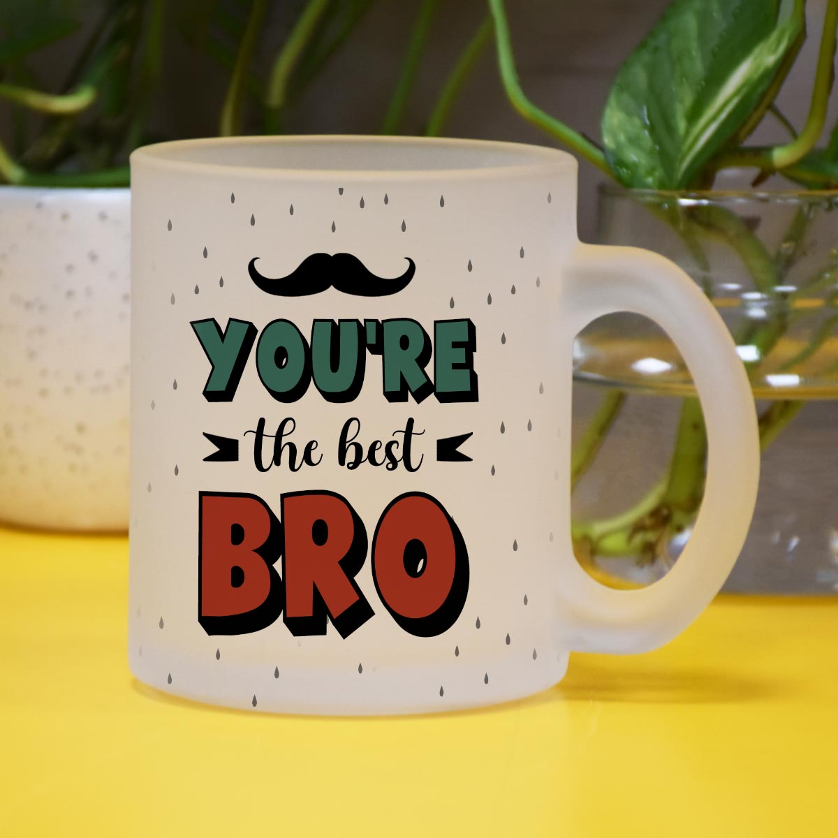 You are the Best Bro Frosted Coffee Mug